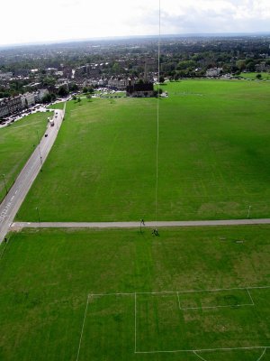 Nice view of Blackheath village. About 350 ft of line released