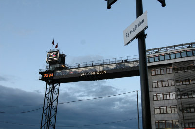 The famous Gondolen Restaurant and viewpoint