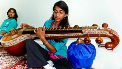 PORTRAITS;Veena player in music school