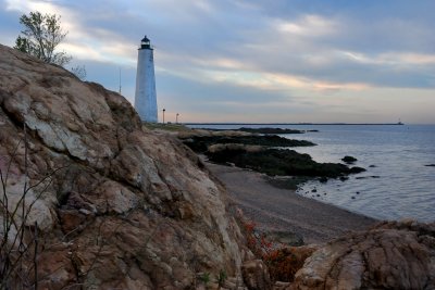 Sunrise at Lighthouse Point, New Haven