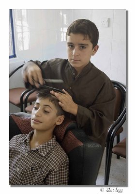 A very young Barber