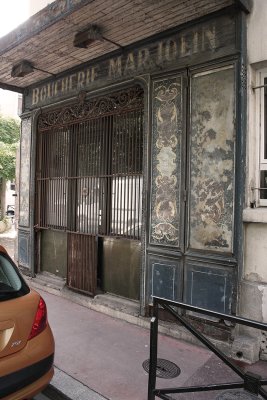 Old butcher shop Rue Marjolin