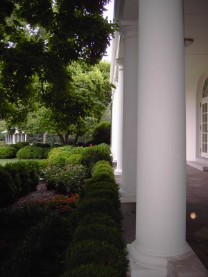 Corridor next to Oval Office