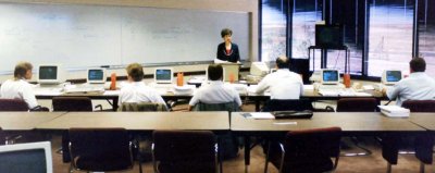 1985 - Doug Osborn (right) at DEC VAX/VMS school south of Denver