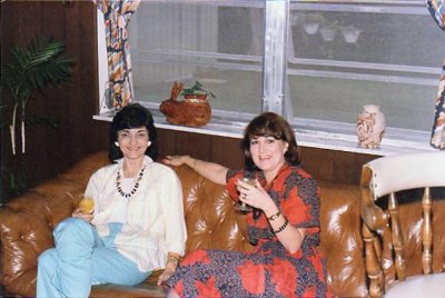 1985 - Fran and her cousin Regina Smith