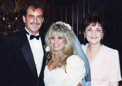 1996 - Fran with her brother Garry and his wife Marina Melfa