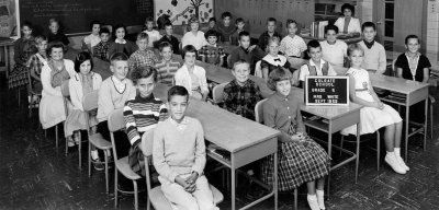 1959 - Mrs. White's 5th grade class at Colgate Elementary School, Baltimore, MD