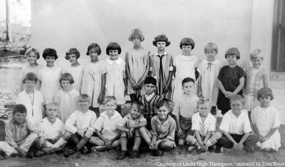 1926 (approx) - Shadowlawn Elementary School in Miami, Jack High 4th from left on bottom row