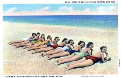 1940's - bathing beauties on Miami Beach