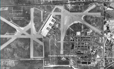 1952 - aerial image of Marine Corps Air Station Miami at what later became Opa-locka Airport