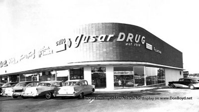 1957 - Gusar Drug store on Collins Avenue in Sunny Isles