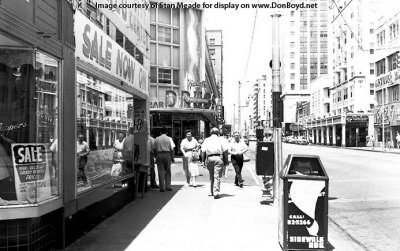 1950's - looking west at the Drug City on Flagler Street and SE 3rd Avenue, downtown Miami