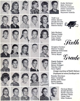 1964 - 6th grade class at Dr. John G. DuPuis Elementary School - page 3