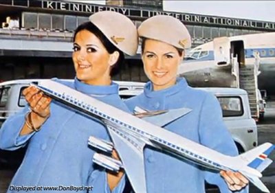 Two beauties from Loftleiir (Iceland) Airlines in 1971