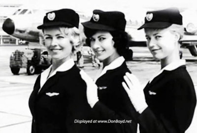 Three beauties from SAS (Scandinavian Airlines System)