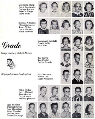 1964 - 3rd grade class at Dr. John G. DuPuis Elementary School - page 2