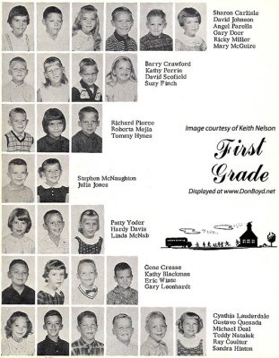 1964 - 1st grade class at Dr. John G. DuPuis Elementary School - page 1