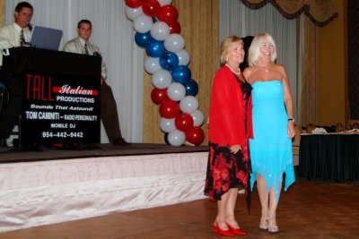 Cheerleaders Nancy Lundblom Blizzard and Pege Burke Darnell at the 40th Reunion of the Hialeah High Classes of 1965/1966 #6128
