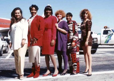 Kim Hankerson (2nd from left), with Patty Meade, Diane Dean, Ronnie Bristow, Barbara Riley and Susy Gonzalez