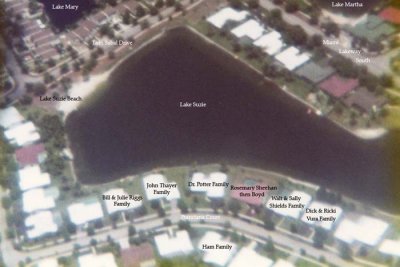 1976 - aerial view of the Lake Suzie area of Miami Lakes