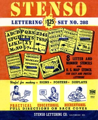 Stenso Lettering Sets