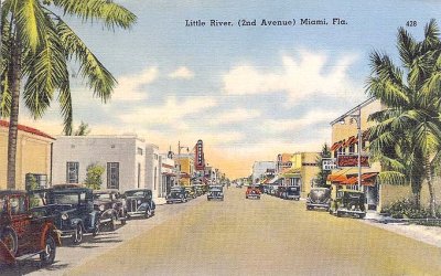 1940's - NE 2nd Avenue in Little River, Miami