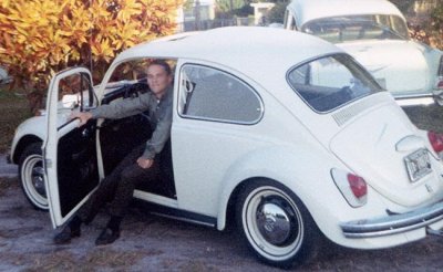 1971 - Don Boyd and his 1968 VW Beetle