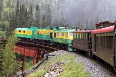 White Pass Train..up the Yukon..
