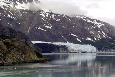 Approaching Margerie Glacier...