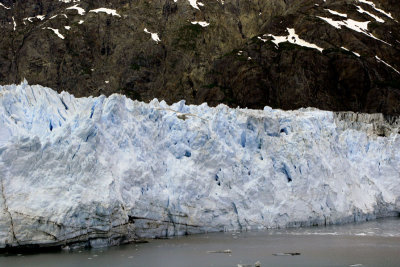 Backing away from Margerie Glacier...