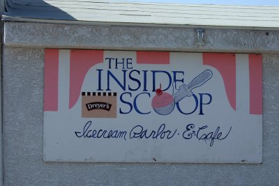 The Inside Scoop in Overton --- our favorite ice cream place