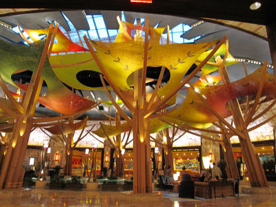 A view of the lobby