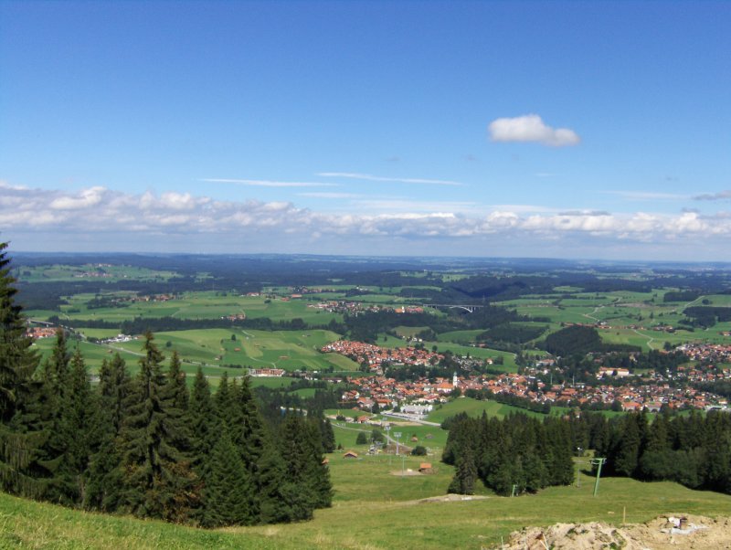 A Nesselwang from chairlift    1076