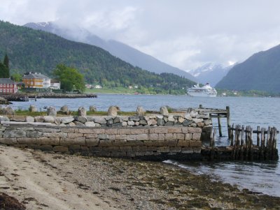A Balestrand cruise ship on fjord   1201