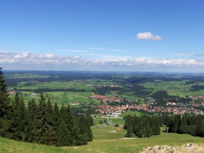 A Nesselwang from chairlift    1076