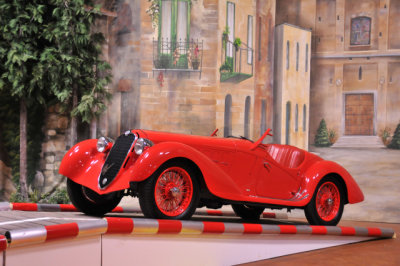 This particular 1937 Alfa Romeo 8C 2900A came in second in the 1937 Mille Miglia.