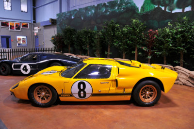 This 1966 Ford GT40 Mk. II is a sister car of the Mk. II that won the 1966 24 Hours of Le Mans. Two others finished 2nd and 3rd.