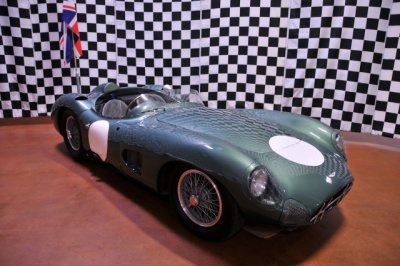 This 1958 Aston Martin DBR1 was driven to victory by Stirling Moss and Jack Brabham.