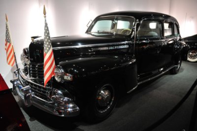 1942 Lincoln Custom Limousine, armored, used by Presidents Franklin D. Roosevelt and Harry S. Truman; with 1946 front clip