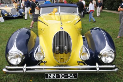 1938 Talbot Lago T150-C Cabriolet by Figoni & Falaschi, J. Willard Marriott, Jr.