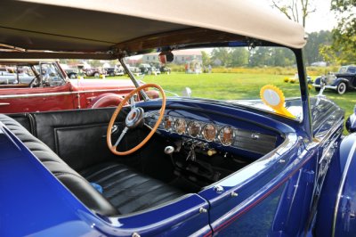 1938 Packard 1608 V12 Open Tourer by Derham, Most Elegant Open awardee, Charles Gillet