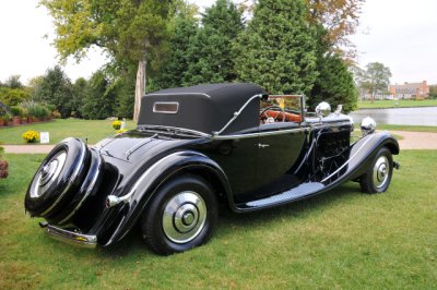 1926 Hispano-Suiza H6B Victoria by Henri Chapron, Best of Show awardee, Milli & Frank Ricciardelli