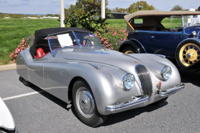 1952 Jaguar XK120 OTS, nut and bolt restoration done in 1997, $155,000