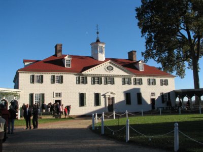 Mount Vernon mansion.