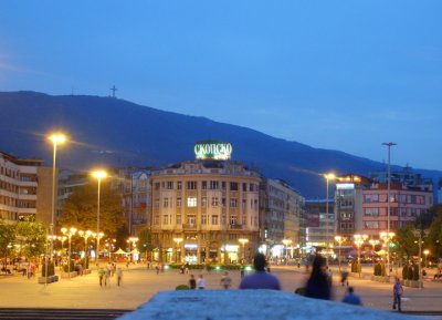 main square of skopje
