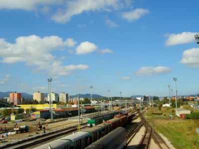 poprad, seen from train station