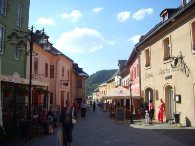 the main street of kremnica