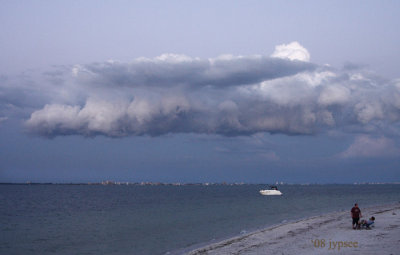 cloud over Fort Myers Beach