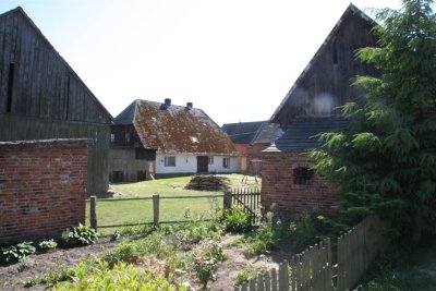 a traditional four sided farmhouse