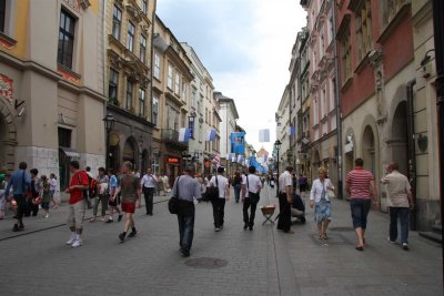 Ul Szcrzepanska on a sunday afternoon